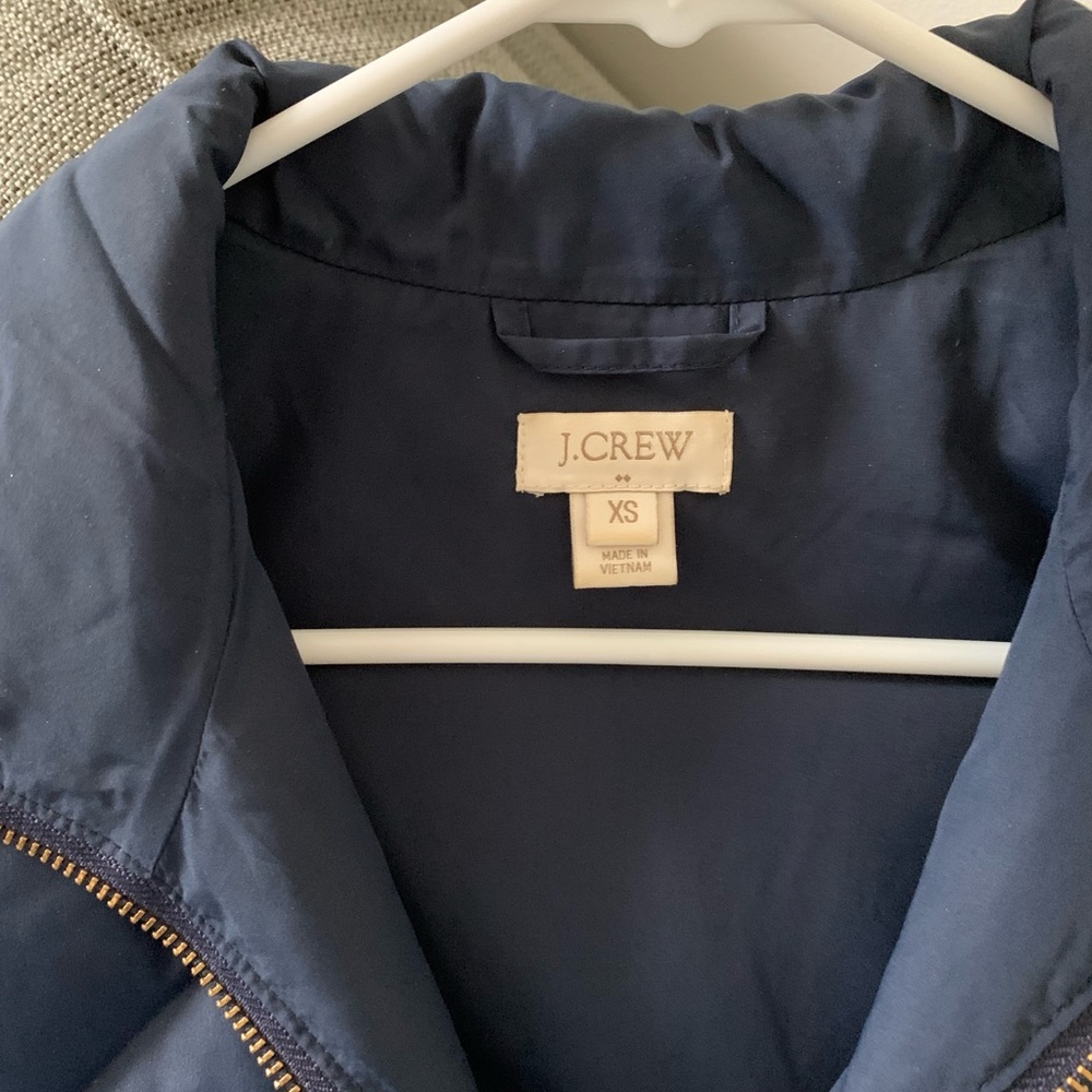 J. Crew Navy Blue Quilted Vest